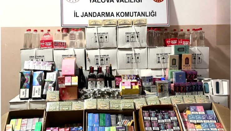 Yalova’da Dev Kaçakçılık Operasyonu: Çok Sayıda Alkol ve Tütün Mamulü Ele Geçirildi