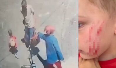 Van’da sokakta oynayan çocuğa saldırı: O anlar kamerada